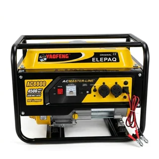 Elepaq 4.5Kva Manual Starter 100% Copper AC Master Generator With Timer | AC8000M