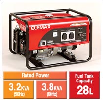 Elemax SH4600EX 4.0kVA 